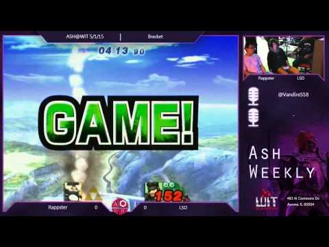 PM Bracket ASH@WIT 5/1/15 - Rappster (Sheik) vs LSD (Snake)