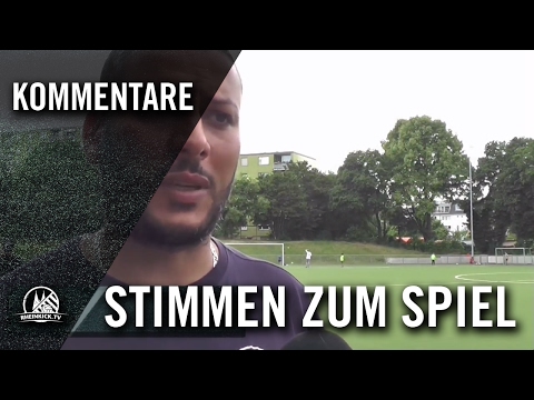 Mourad Ftita (Co-Trainer SC West Köln) und Dario Paradiso (Trainer VfL Leverkusen)