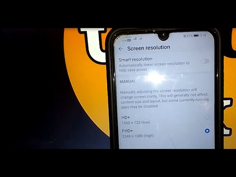 honor 20i mobile me smart resolution kaise band kare !! how to disable smart resolution