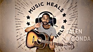 Jalen N&#39;Gonda performs &quot;Guess I&#39;m Dumb&quot; (Glen Campbell) backstage @ Newport Folk Fest 2017