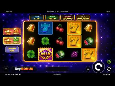 AllStar 7s Hold and Win – Video Gameplay