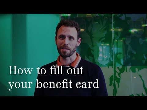 How to Fill Out Your Benefit Card