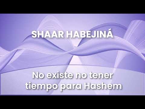 8 - No existe no tener tiempo para Hashem
