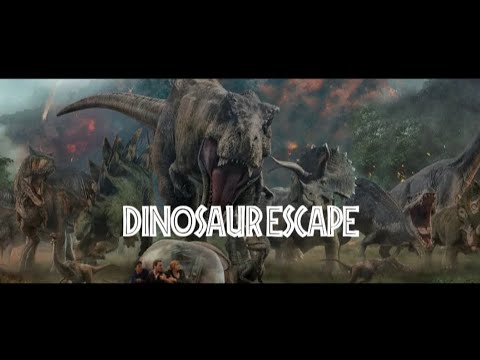 Jurassic World Fallen Kingdom Tribute-Dinosaur Escape[4K Remaster]