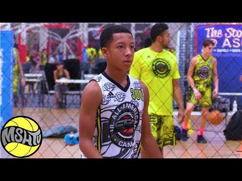 Taj Phillips is a SMOOTH SCORER at the 2017 EBC Jr All American Camp