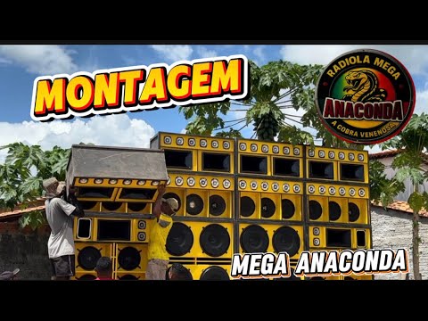MONTAGEM DA RADIOLA MEGA ANACONDA EM NOVA OLINDA - MA 
