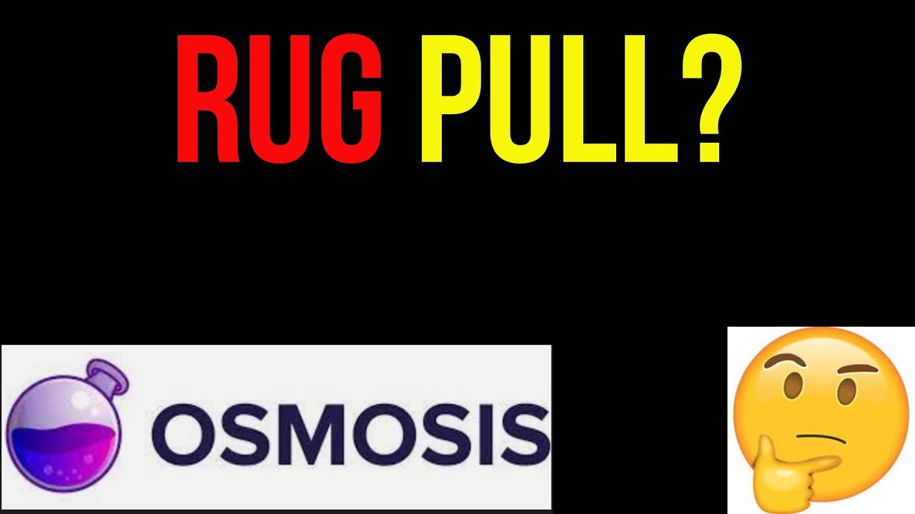 Is Osmosis Rugging Cosmos??