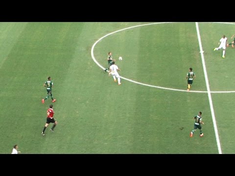 Renato dá um lindo chapéu em Valdivia | Santos 2 x 1 Palmeiras | Paulistão 2015
