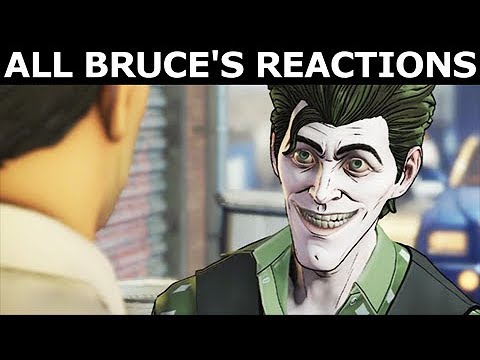 All Bruce's Reactions - John Doe In Love - BATMAN Season 2 The Enemy Within Episode 2: The Pact