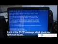 Common blue screen problem in laptop 