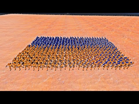 500 Knights against 50K Nazi Zombies for freedom - Ultimate Epic Battle Simulator UEBS
