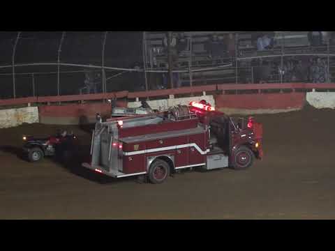 11/20/21 SCDRA Feature Race - car hit the wall rolled over- white flag lap was a surprise