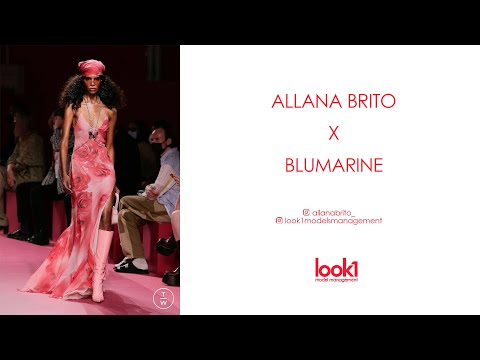 Allana Brito for Blumarine SS22