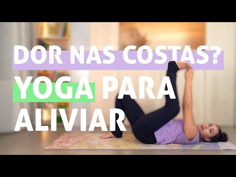 Yoga para Aliviar dor nas costas | 15 Min  - Pri Leite