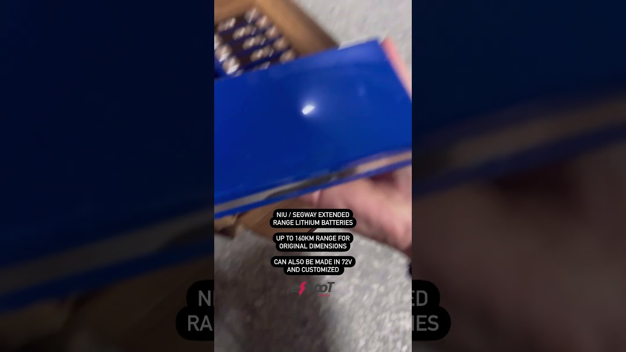 NIU scooter battery production
