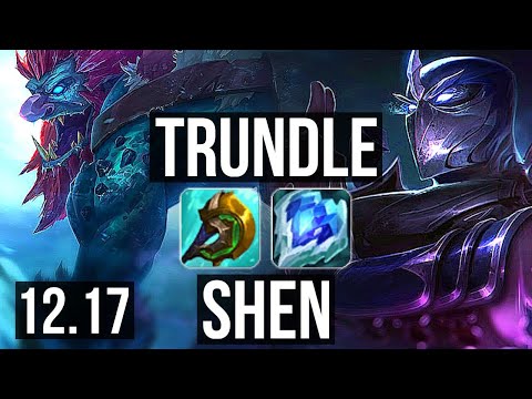 TRUNDLE vs SHEN (JNG) | 72% winrate, 9/2/15, Dominating | EUW Challenger | 12.17