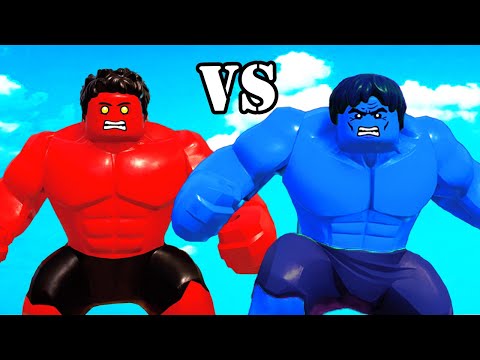 RED HULK VS BLUE HULK - EPIC BATTLE
