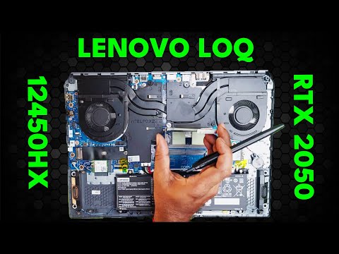 Lenovo LOQ inside disassembly and upgrade options