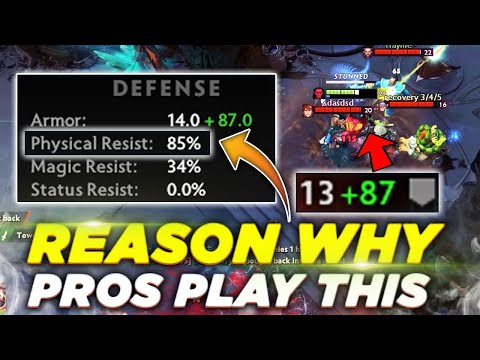Reason Why Pros Play This Hero - 85% Physical Resist Axe Boss Tank Dota 2