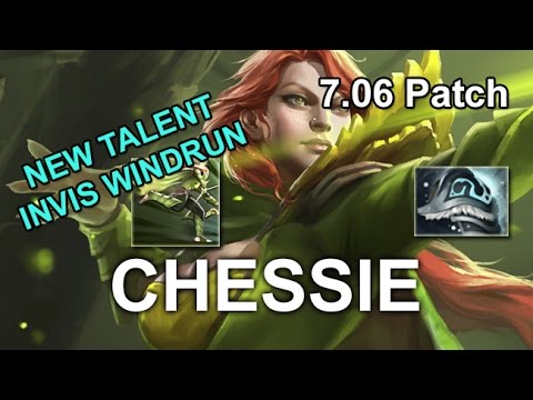 Chessie Windrunner | Cool new Windrun talent! | 7.06 Full Game