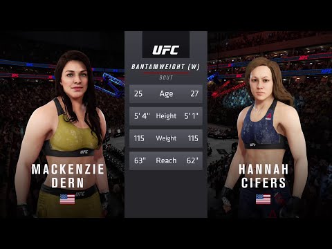 UFC Vegas: Mackenzie Dern vs. Hannah Cifers [Full Fight Simulation]