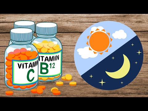 ¿Cuándo es mejor tomar vitaminas por la mañana o por la noche?