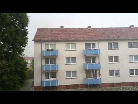 Riesen Hagel in Sehnde bei Hannover