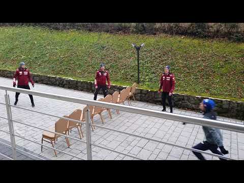 Rozgrzewka przed dzisiejszymi kwalifikacjami