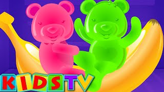 Five Little Bears Jumping On The Bed | baby nursery rhymes | children rhymes | kids tv song