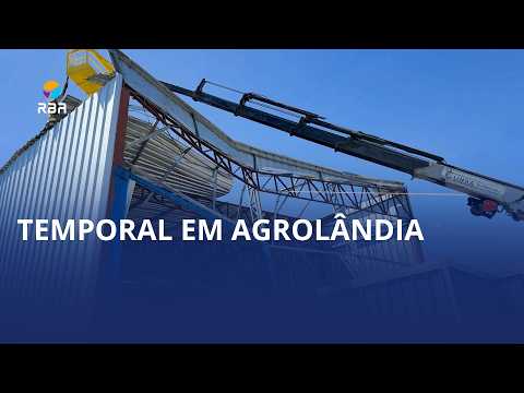 Fortes rajadas de vento deixam rastro de destruição em Agrolândia