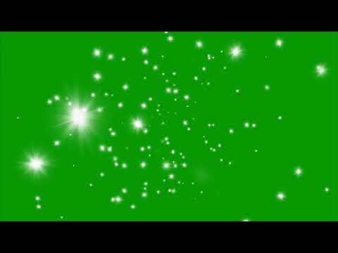 Shining Stars Animation - Star Particles Green Screen Background Video Effects