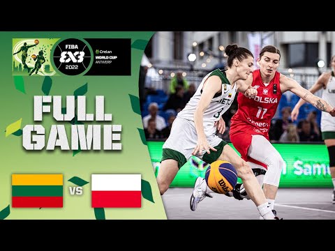 Lithuania v Poland | Women Quarter-Final | Full Game | Crelan FIBA 3x3 World Cup 2022