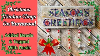#229 DIY Rustic Christmas Sign with Resin