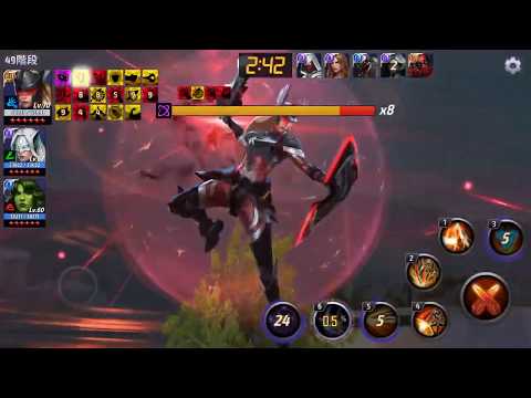 Marvel Future Fight T3 Sharon Rogers (SR) vs Cull Obsidian WBU Stage 49