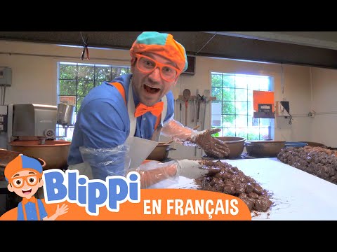 Blippi visite une chocolaterie | Blippi en français | Vidéos éducatives pour enfants