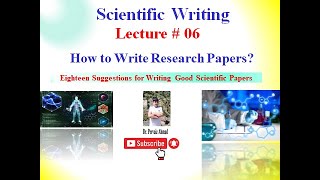 How to Write Research Papers?