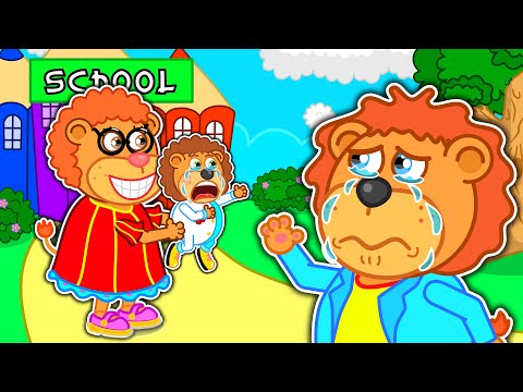 Aslan Yavrusu | Abi anaokuluna gitti | Çocuklar için çizgi film