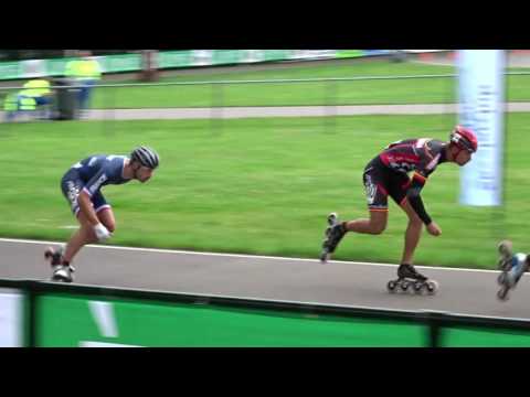 1/2 finals Senior Men - 1 Lap Sprint (2016 European Championships Inline Speedskating)