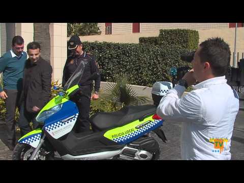 28/03/2011 – La Nucia. Nuevas scooter para la Policía Local.