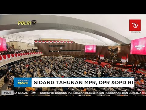 PRESIDEN BACAKAN PIDATO KENEGARAAN DI SIDANG TAHUNAN MPR