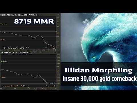 Illidan Insane 30,000 gold difference COMEBACK - 8719 MMR