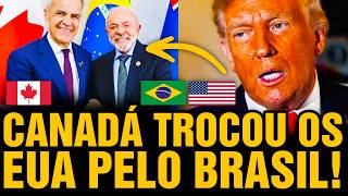 "Nos insultaram e vão pagar caro!" CANADÁ se alia ao BRASIL e MERCOSUL em virada histórica 😱🇧🇷 🇨🇦 🇺🇸