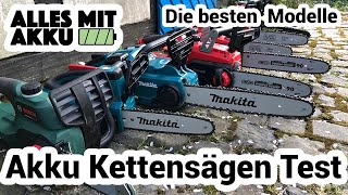 Akku Kettensägen Test - Die besten Geräte: Stihl, Makita, Ryobi | ALLES MIT AKKU