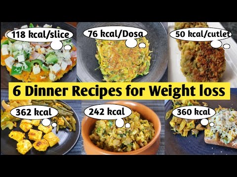 6 dinner recipes for weight loss | High Protein dinner | Easy dinner recipes | Diet recipes