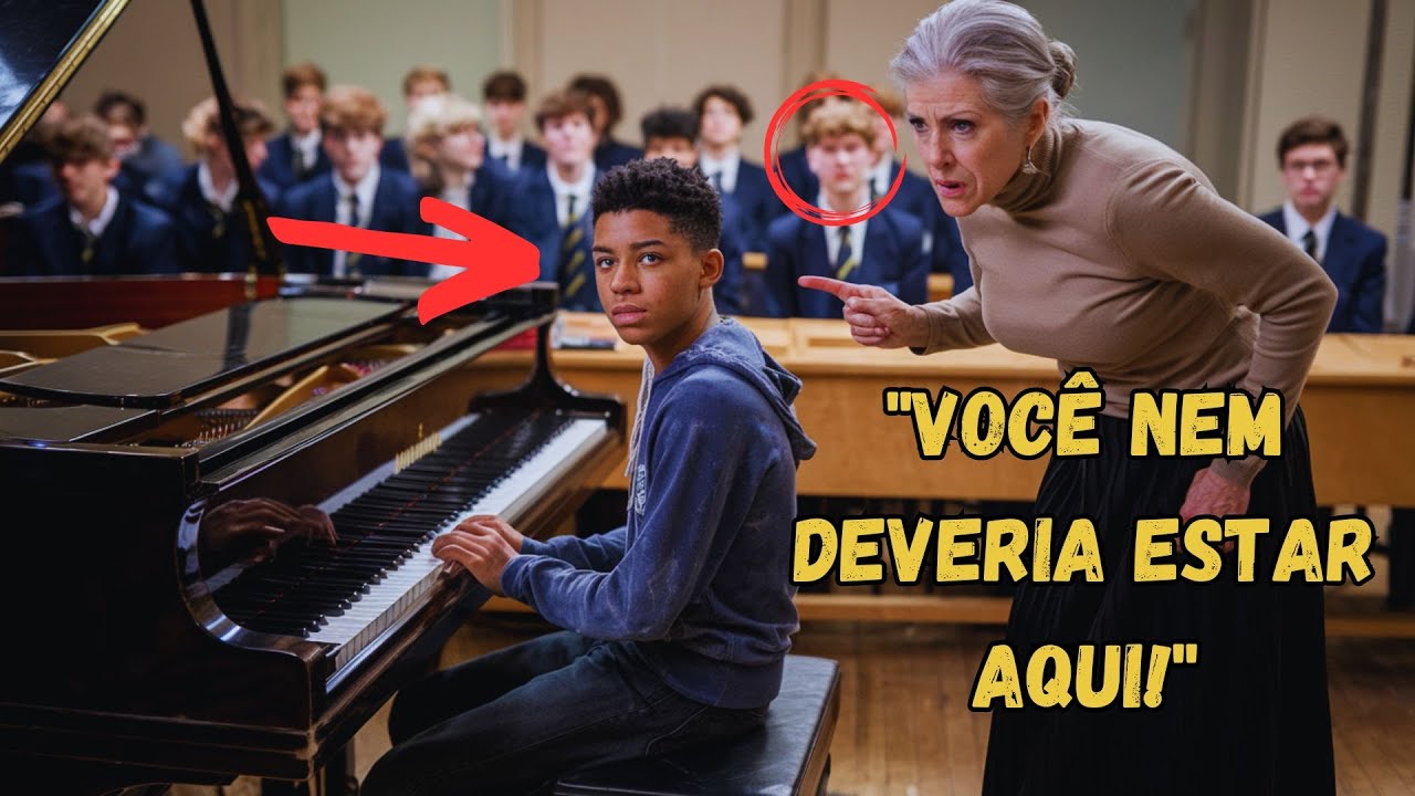Professora Obriga Garoto Negro a Tocar Piano para Humilhá-lo, Mas seu Talento a Deixa Sem Palavras!