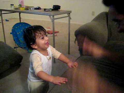 Pradhyun playing with his Pappa..