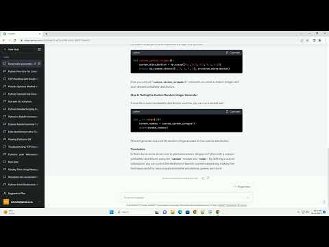 Python Generate Random Number With Probability