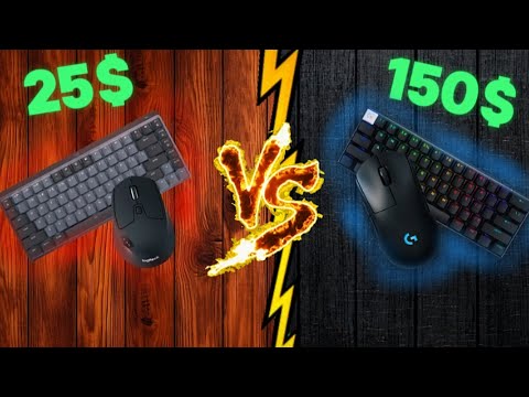 BROKE vs PRO Gaming Keyboard and Mouse - WORTH IT?