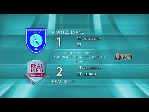 MONTESILVANO vs REAL RIETI - Serie A 2015/16 - 17° giornata