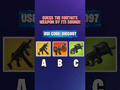 🤔GUESS THE FORTNITE WEAPON BY ITS SOUND